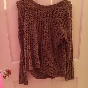 American Eagle hole sweater